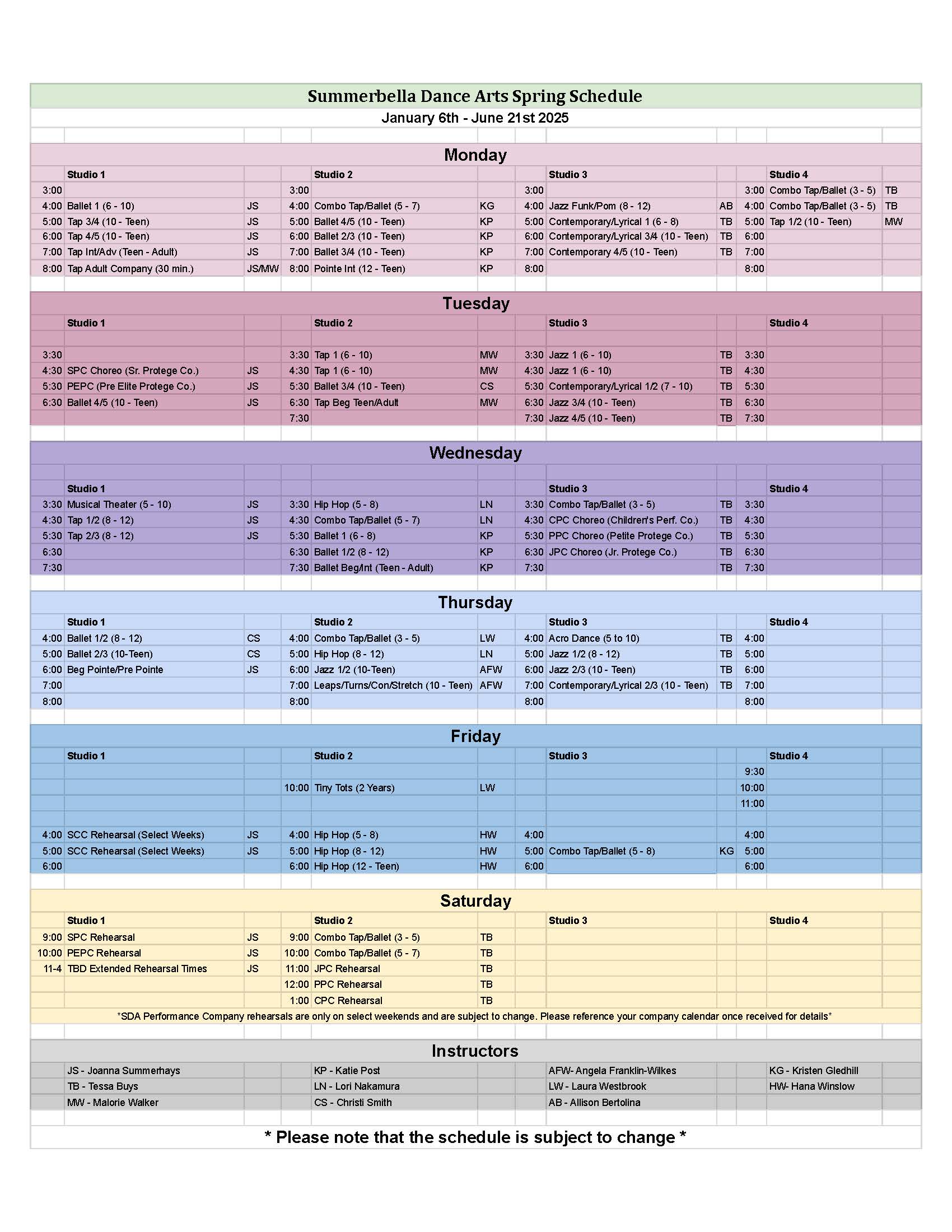 Spring Schedule 2025 _Page_1