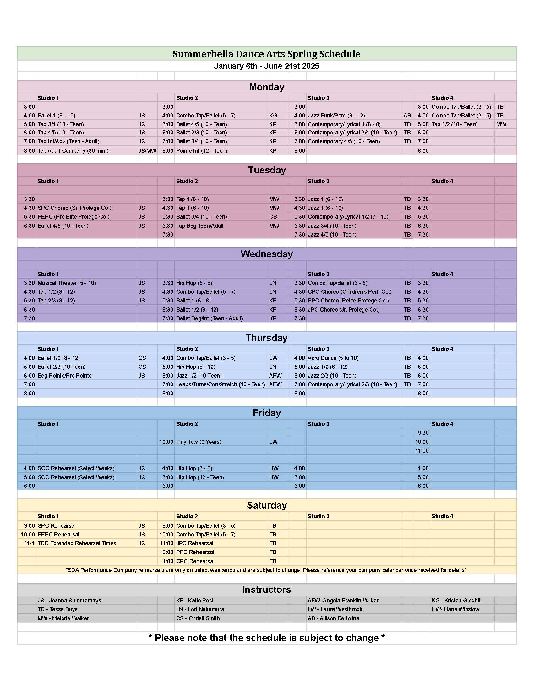 Spring Schedule 2025 _Page_1 Spring Schedule 2025 _Page_1